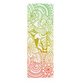 White Gradient Logo Yoga Mat