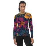 Exotic Flowers Women's Rash Guard